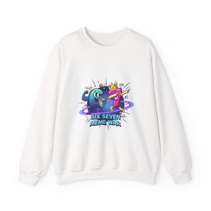 Six Seven Frogs Dabbing Sweatshirt | Meme War Space Frogs Crewneck