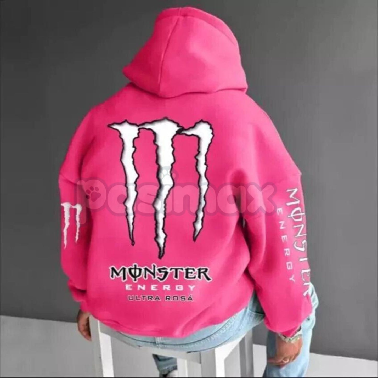 Monster Energy Claw Streetwear Hoodie – Oversized Graphic Pullover, Iconic Energy Drink Merch, Unisex