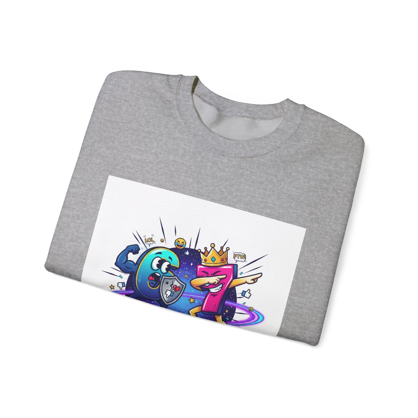 Six Seven Frogs Dabbing Sweatshirt | Meme War Space Frogs Crewneck