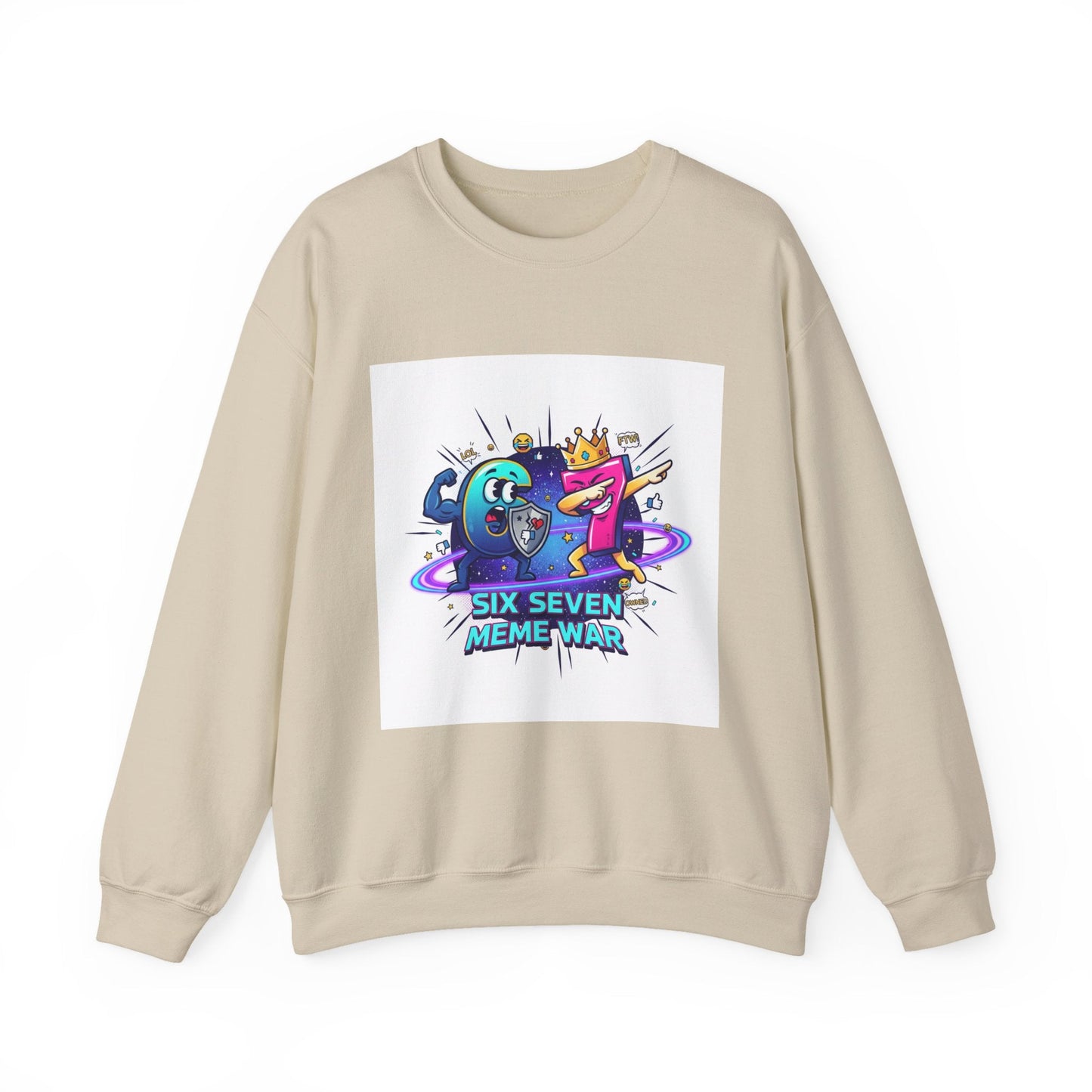 Six Seven Frogs Dabbing Sweatshirt | Meme War Space Frogs Crewneck