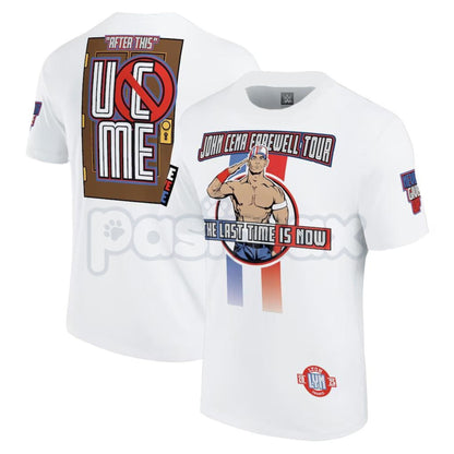 JOHN CENA Farewell Tour 2025 Collection T-Shirt - WWE Wrestling Legend Commemorative Tee, Hustle Loyalty Respect Fan Apparel, Never Give Up Nostalgia Gift