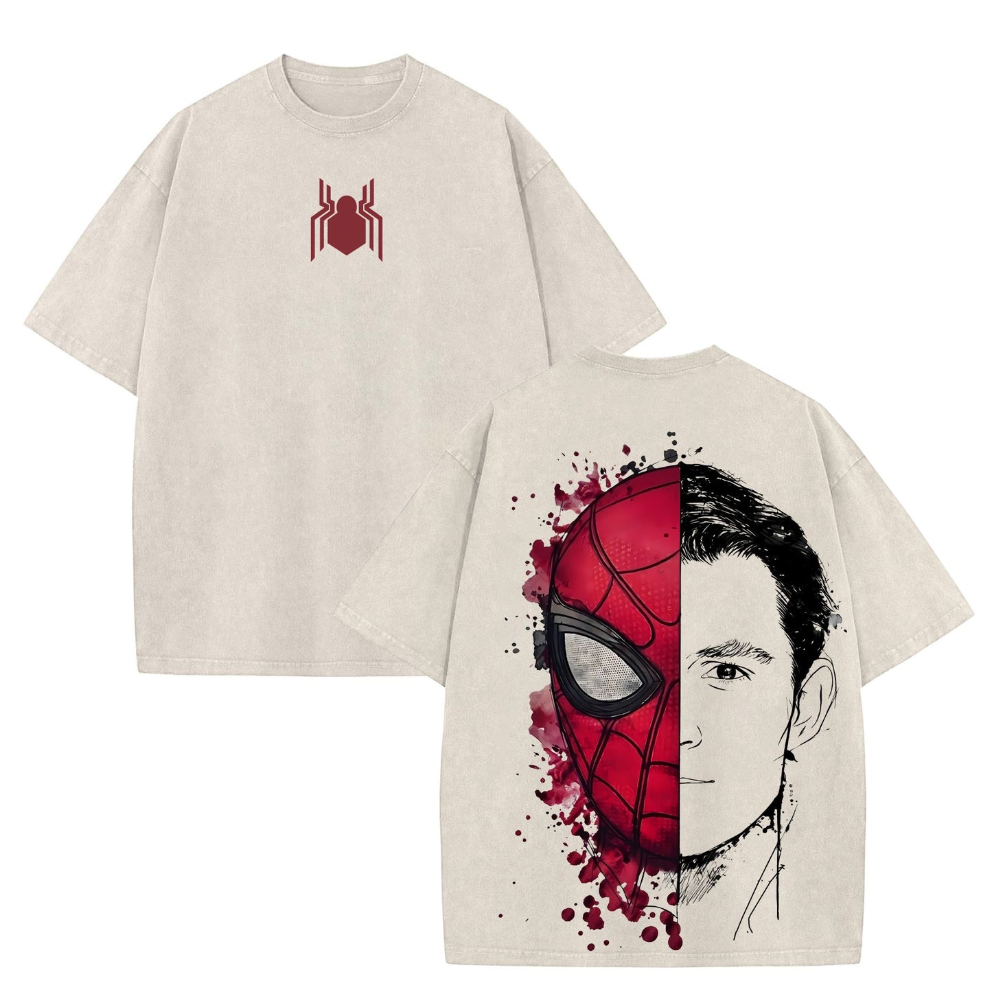 The Dark Style Trio Spidey No Way Home T-Shirt – Casual Crewneck Soft Graphic Tee for Men