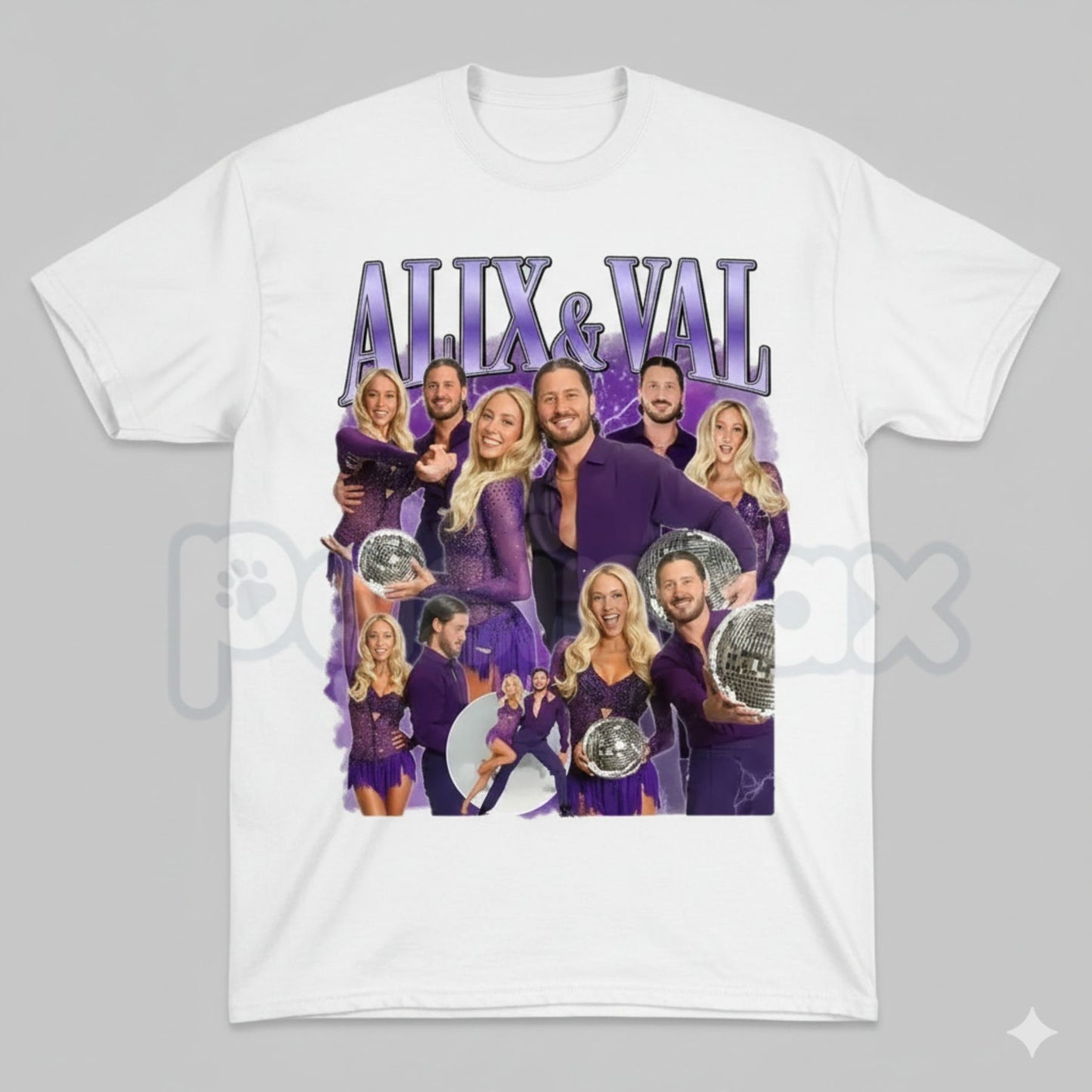 Alix & Val Dancing With The Stars T-Shirt - DWTS Fan Apparel, Alix Earle Val Chmerkovskiy Team Tee, Celebrity Dance Partner Gift