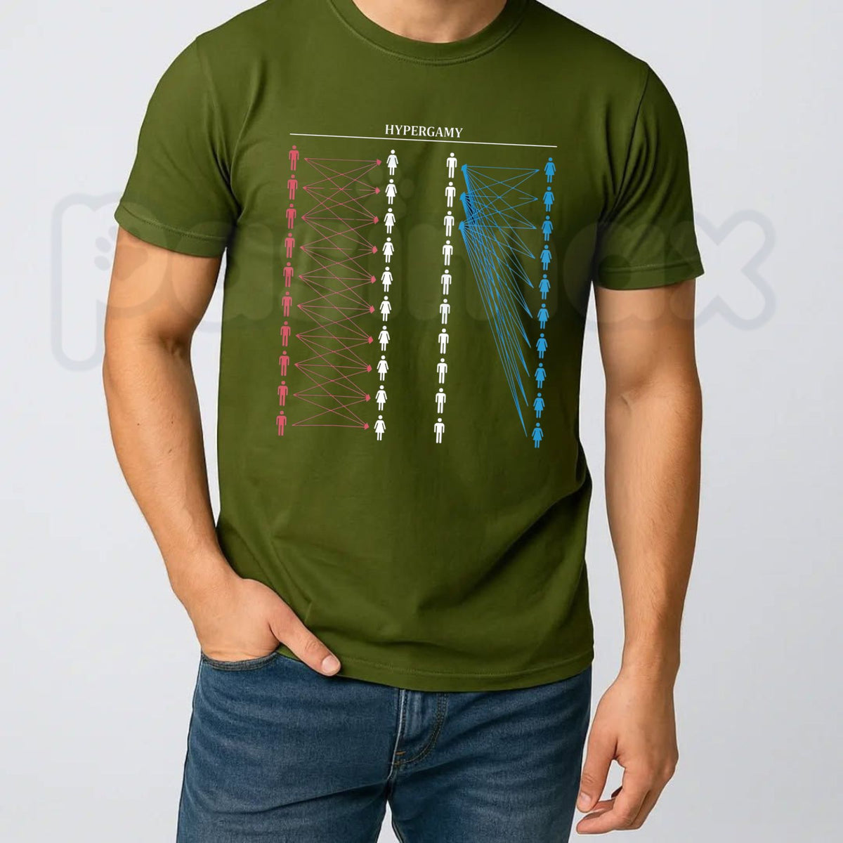 Hypergamy Meme Funny Dating Strategy T-Shirt – Sarcastic Relationship Humor Tee