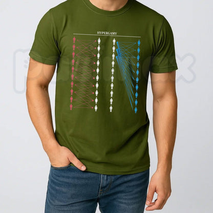 Hypergamy Meme Funny Dating Strategy T-Shirt – Sarcastic Relationship Humor Tee