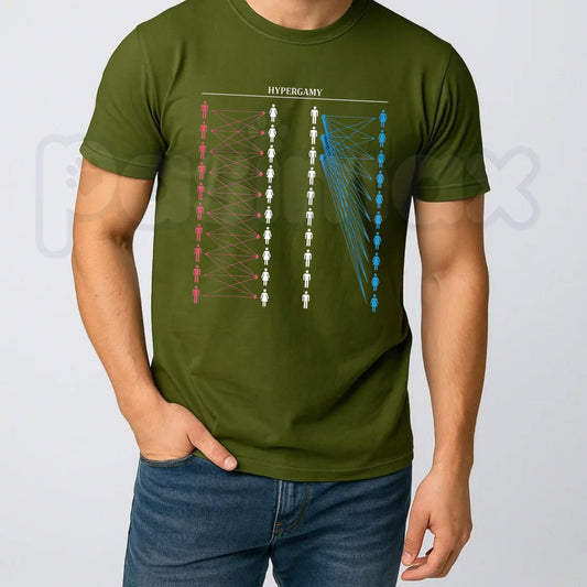 Hypergamy Meme Funny Dating Strategy T-Shirt – Sarcastic Relationship Humor Tee