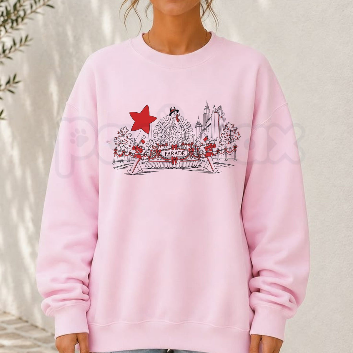 Macy's Thanksgiving Day Parade Embroidered Sweatshirt – Holiday Festival Crewneck