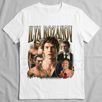 Heated Rivalry Rozanov Bootleg Vintage Tee - Ilya Rozanov Fan Graphic Shirt, 90s Style Hockey Romance Apparel, Bookish Sporty Aesthetic Merch