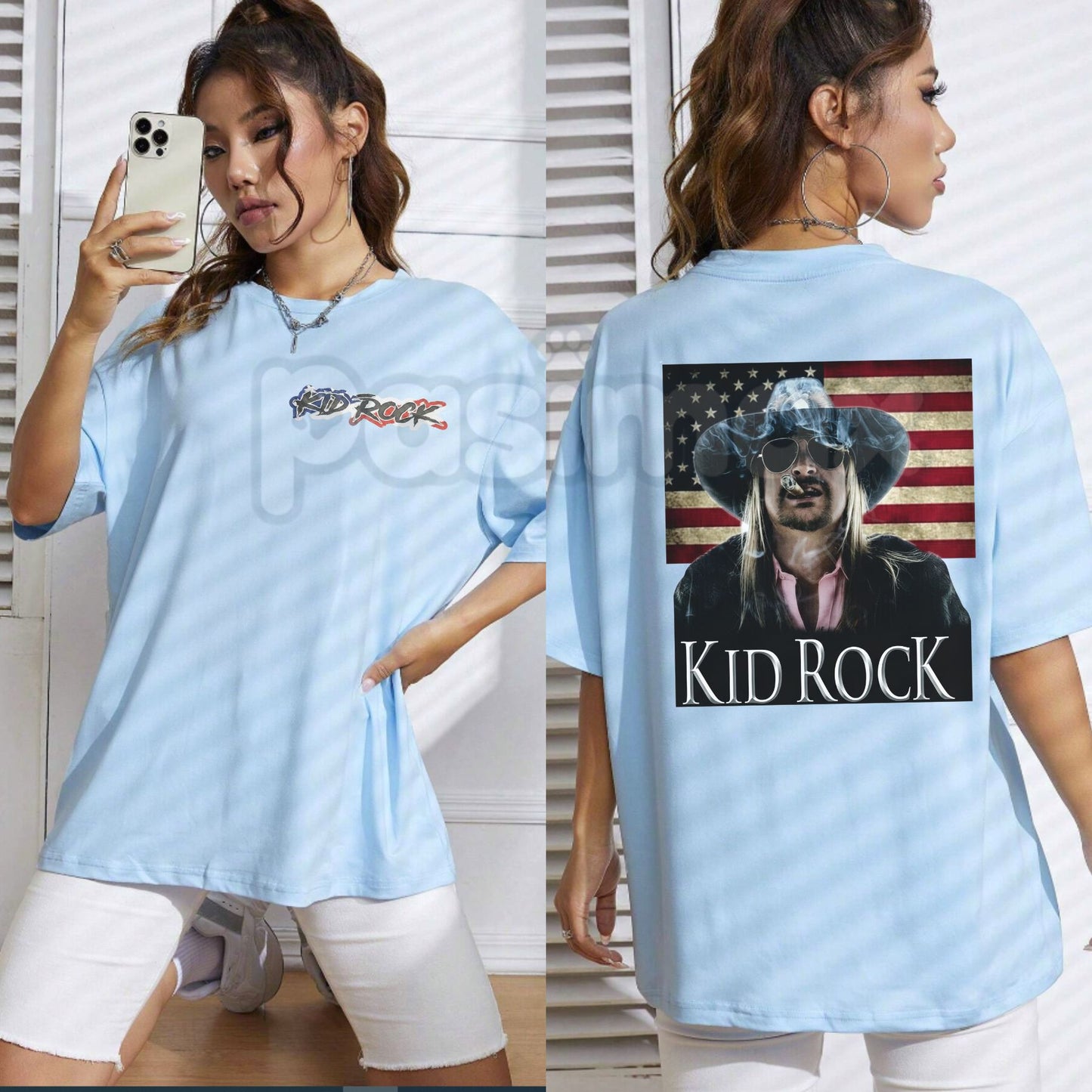 Vtg Kid Rock 2024 Tour Men’s T-Shirt - American Rock & Roll Graphic Tee, Official Style Kid Rock Fan Apparel, Premium Heavyweight 100% Cotton Concert Top, Patriotic Music Tour Shirt, Vintage Style Rock Star Streetwear