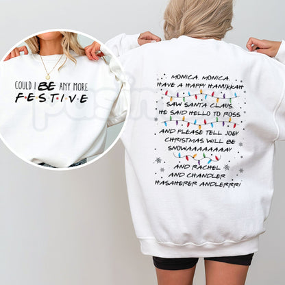 Friends Inspired Christmas Sweatshirt | Retro Central Perk Holiday Crewneck