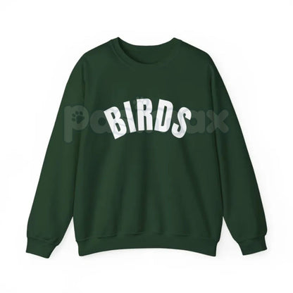 BIRDS Sweatshirt | Minimalist Ornithology Nature Jumper | Bird Watcher Wildlife Crewneck | Nature Lover Gift