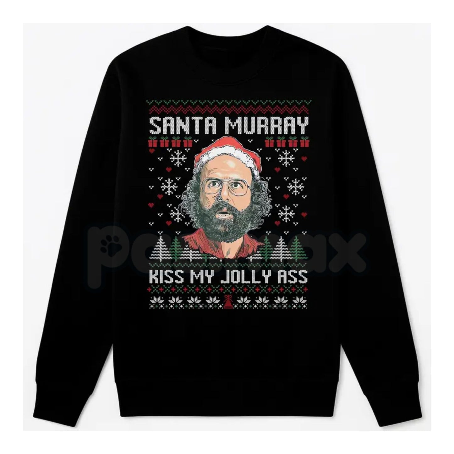 Funny Murray Hawkins Ugly Xmas Sweatshirt | Stranger Christmas Shirt | Murray Bauman Quote Jumper | Sarcastic Netflix Fan Gift