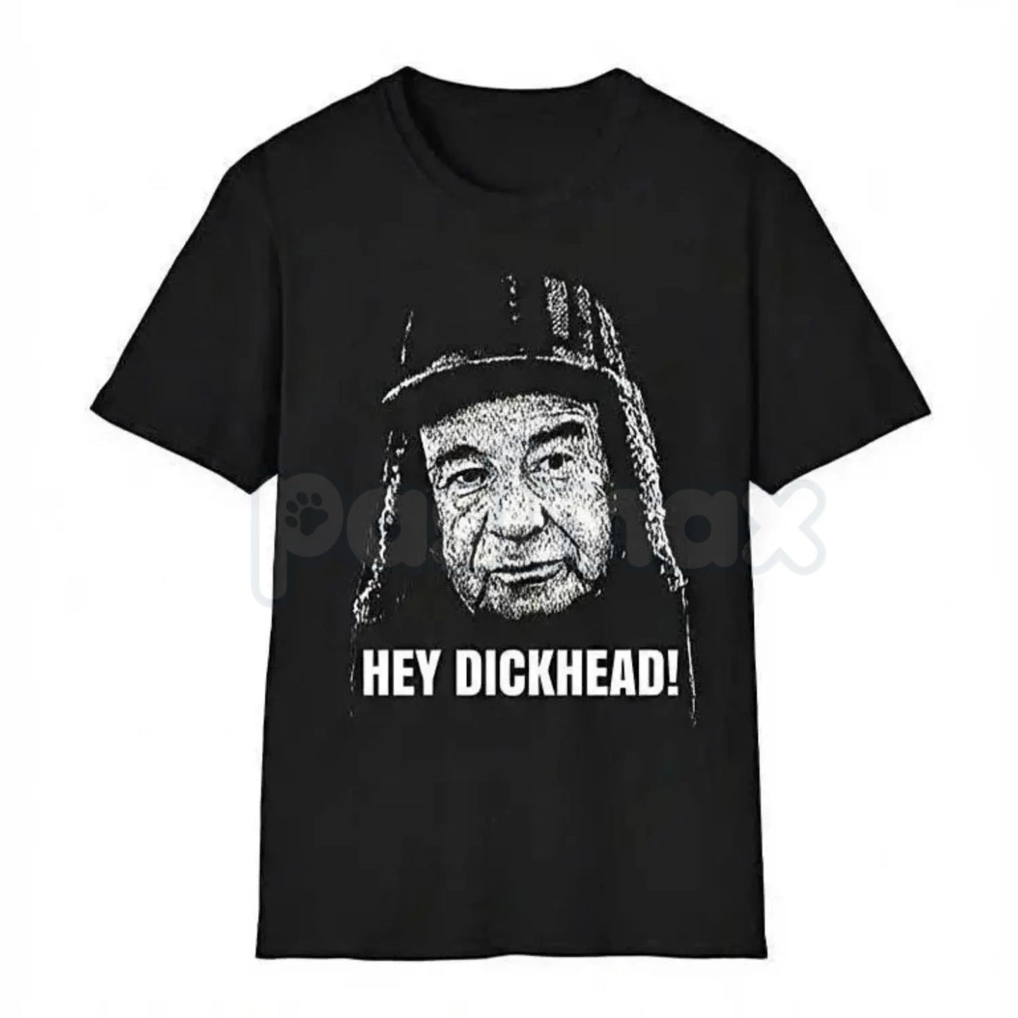 "Hey Dickhead!" Funny Graphic Tee – Sarcastic Obnoxious Joke T-Shirt, Premium 100% Cotton Unfiltered Humor Top, Soft Lived-In Heavyweight Friendly Insult Shirt, Made in USA