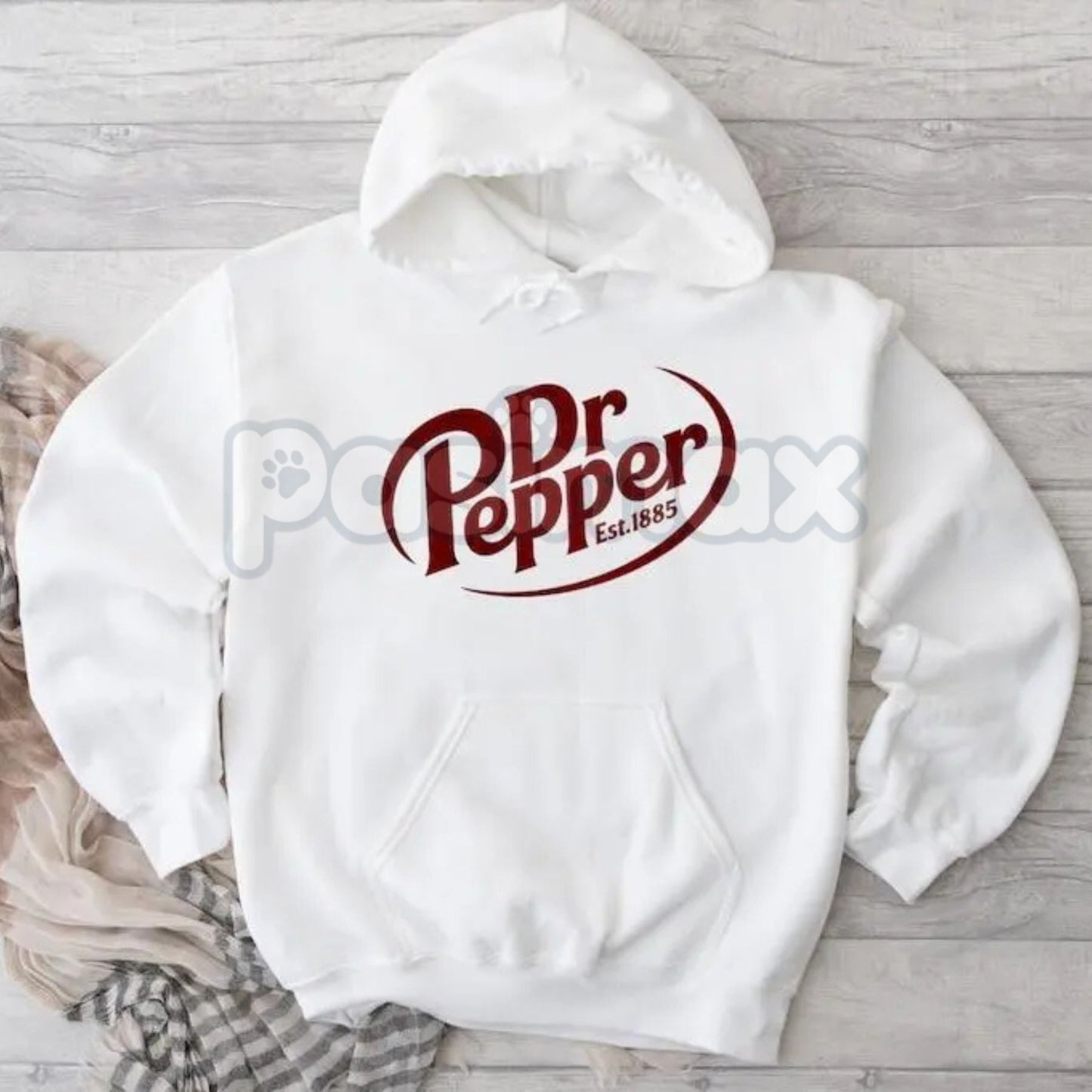 Dr Pepper Unisex Hoodie – Iconic Soda Brand Pullover, 23 Flavors Fan Apparel, Classic Drink Merch
