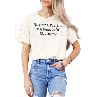 Comfort Colors® "Waiting For The Big Beautiful" Protest T-Shirt – Retro Social Justice Graphic Tee, Aesthetic Activist Shirt, Hopeful Resistance Apparel