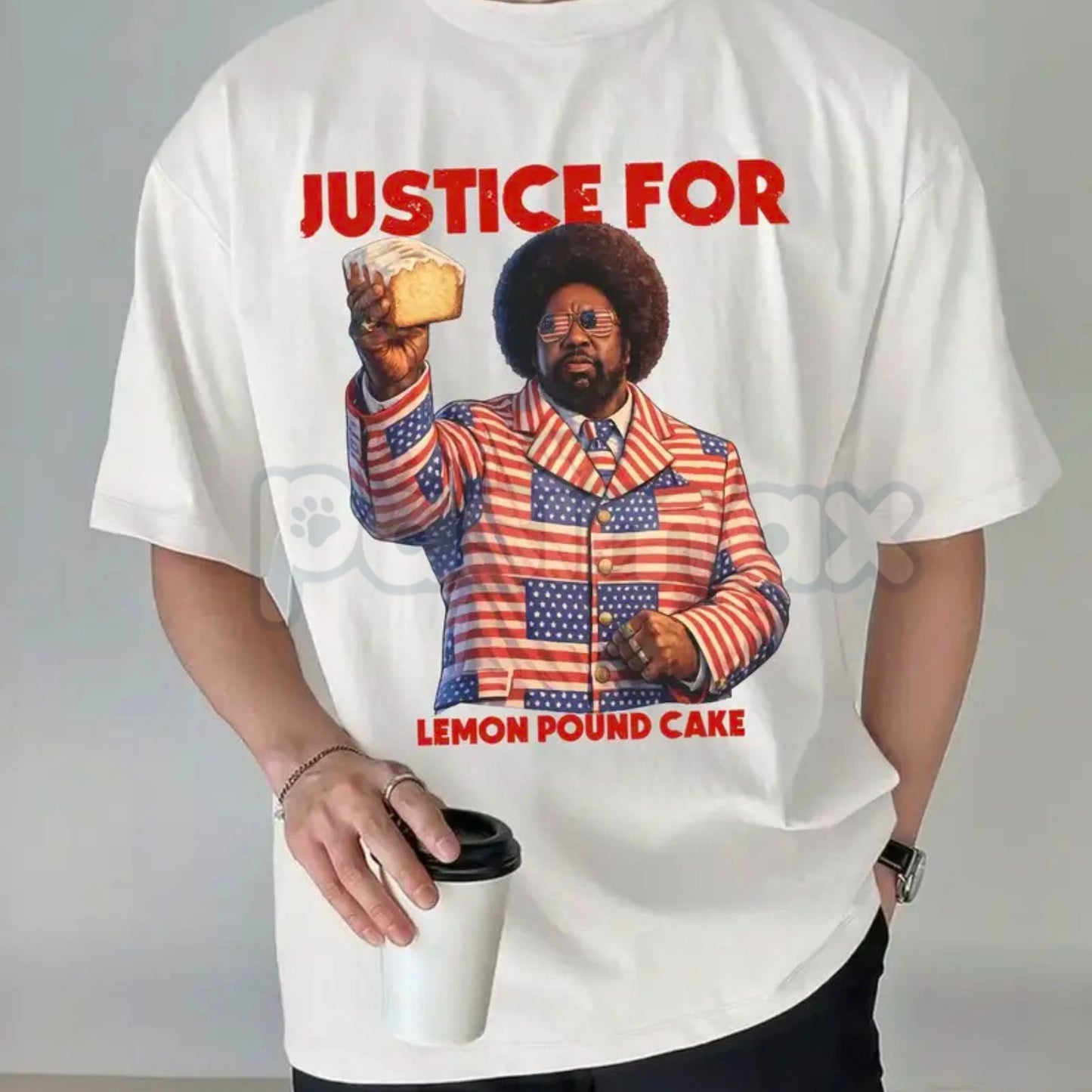 "Justice for Lemon Pound Cake" Afroman T-Shirt – Vintage BATTERAM Raid Tribute Graphic Tee, Premium 100% Cotton Viral Meme Top, Soft Lived-In Heavyweight Sarcastic Music Shirt, Made in USA