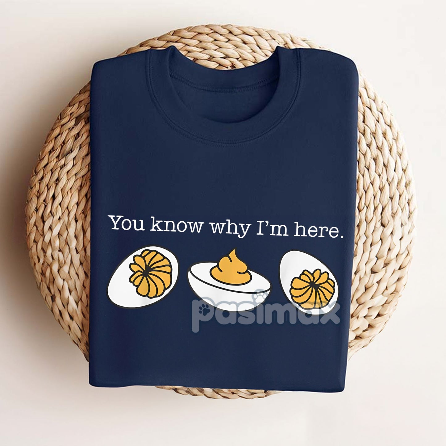 Funny Deviled Egg Thanksgiving T-Shirt - Retro Holiday Graphic Tee, Gift for Foodies