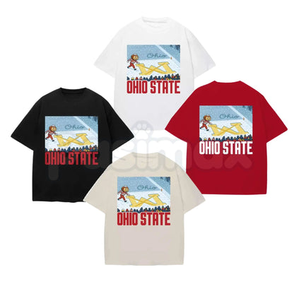 Ohio vs Michigan Rivalry Shirt - The Game Football Fan Tee, Buckeyes Wolverines Statement Apparel, College Football Rivalry Gift