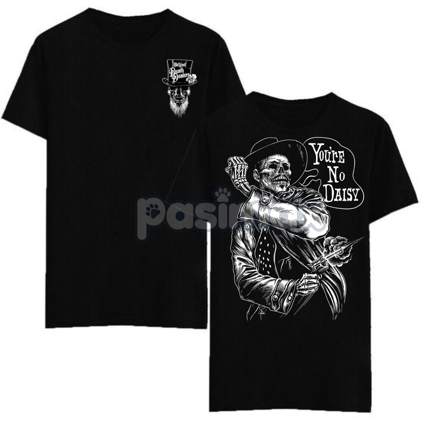 Doc Holliday "No Daisa" T-Shirt - 90s Vintage Tactical Apparel, Classic American Style Gift