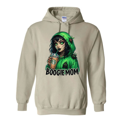 Spooky Mama Movies Characters Hoodie – Cool Halloween Pullover for Moms, Cozy & Funny Horror Film Fan Gift