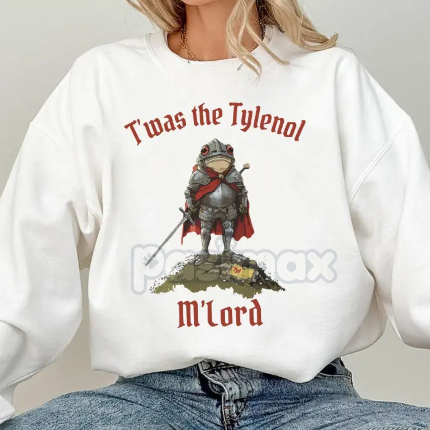 "Twas the Tylenol M'Lord" Funny Meme T-Shirt – Anti-RFK Jr. Pro-Science Liberal Frog Tee