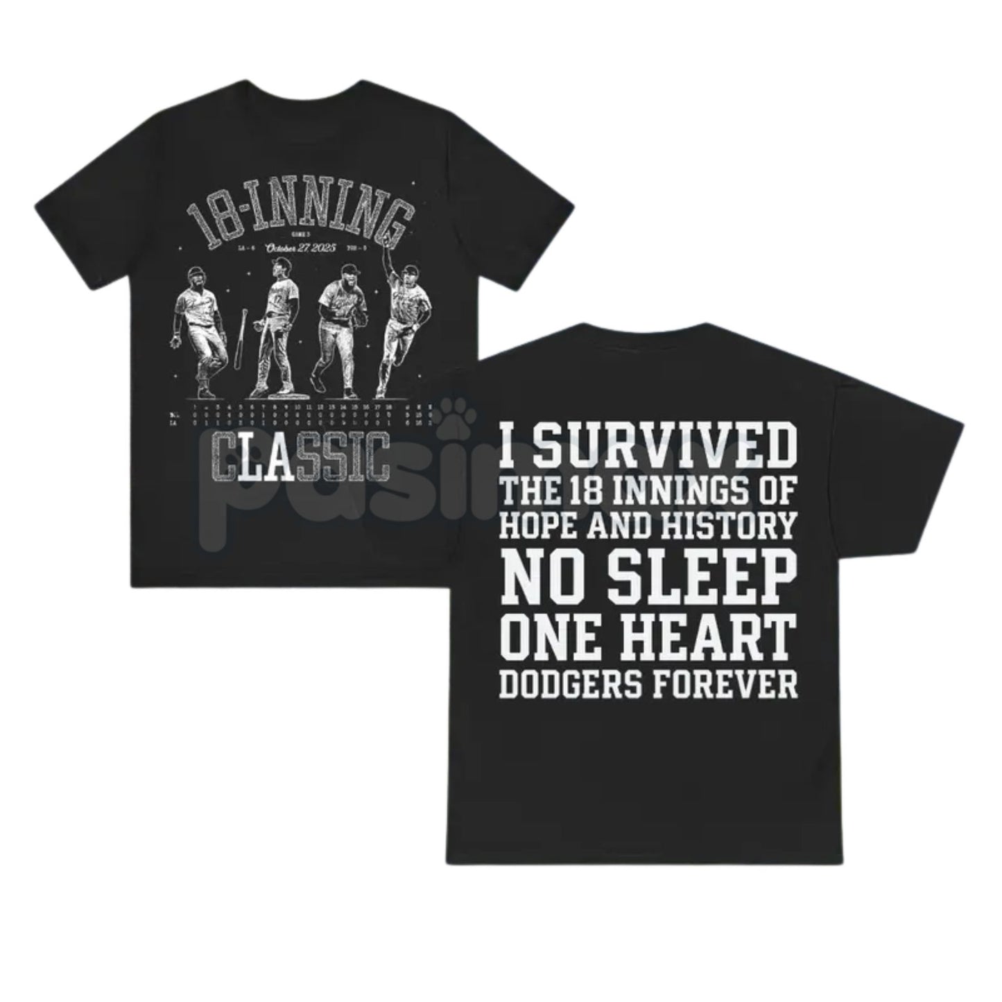 18 Innings of Agony & Glory T-Shirt - Extra Innings Marathon Baseball Tee, Historic Game Fan Apparel, Unisex Endurance Slogan Gift