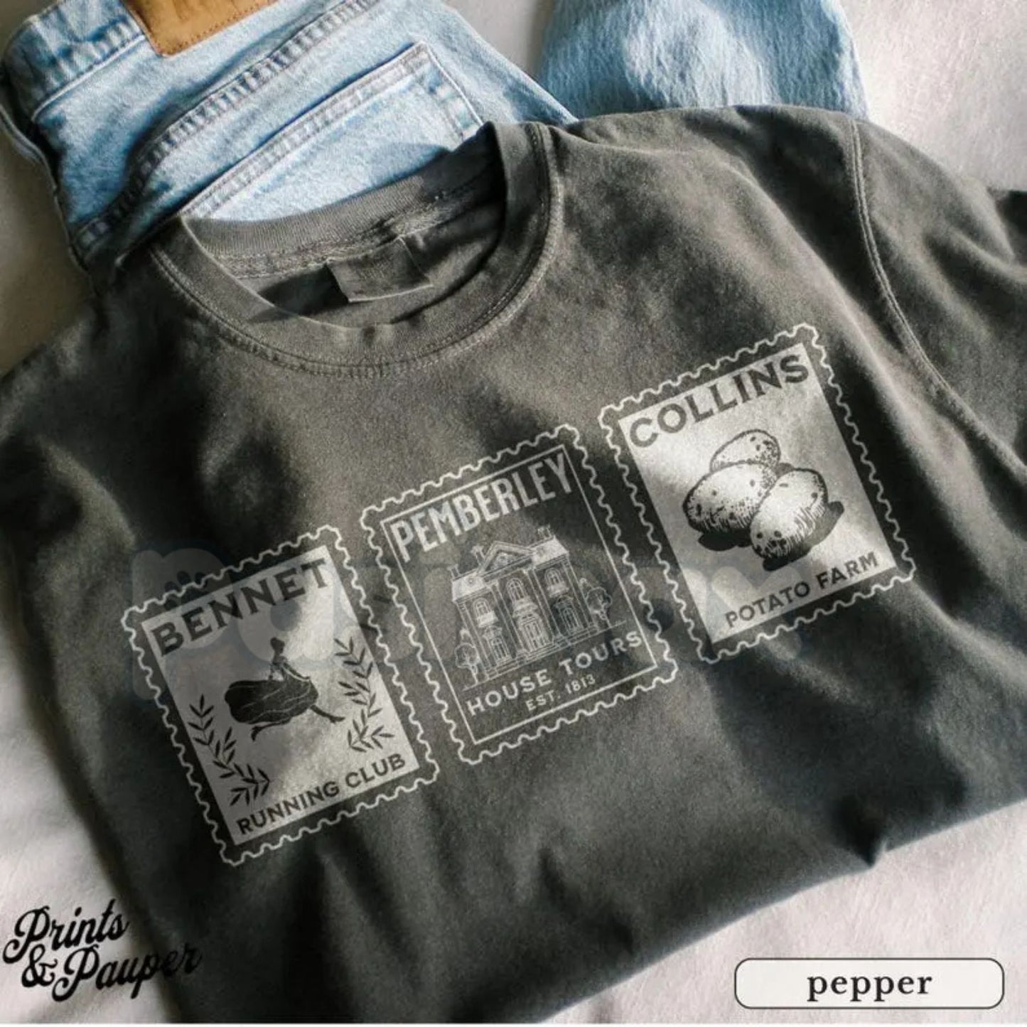 Comfort Colors® 'Austen's Wit' T-Shirt – Retro Literary Fan Apparel, Cozy Pride & Prejudice Quote Tee, Vintage Writer Gift