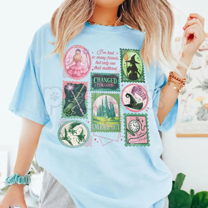 'Wicked' Broadway Musical "Changed For Good" Comfort Colors® Shirt – Glinda & Elphaba Lyrics Tee, Vintage Theater Gift