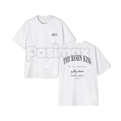 THE RISEN KING Tee - Christian Faith Apparel, Religious Graphic T-Shirt, Unisex Easter & Spiritual Gift, Inspirational Top