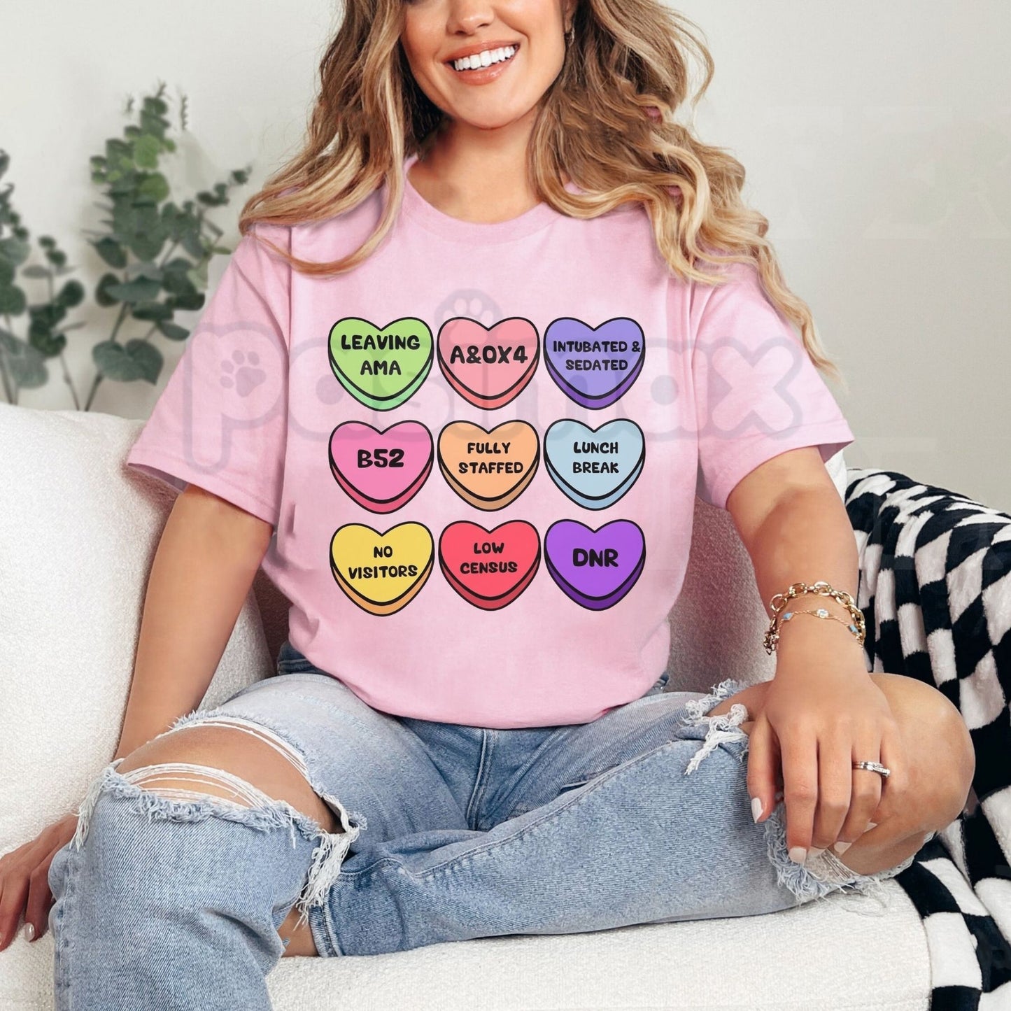 Aesthetic Fruits of the Spirit Hearts T-Shirt - Modern Christian Candy Heart Tee, Galatians 5:22 Scripture Graphic Shirt, Minimalist Faith-Based Gift Apparel
