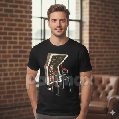 Old Gamer Retro Video Game T-Shirt - Classic Console Graphic Tee, Nostalgic Vintage Gaming Apparel, Gift for Veteran Gamers