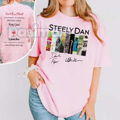 Steely Dan 2 Sided Album Shirt - Vintage Rock Band Tee, Classic Rock Graphic Shirt