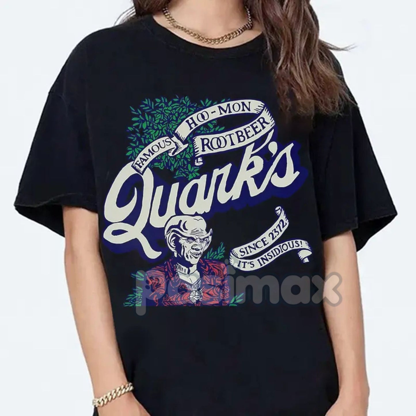 Quark's Root Beer T-Shirt - Star Trek Deep Space Nine Insidious Tee, Retro Sci-Fi Fan Apparel
