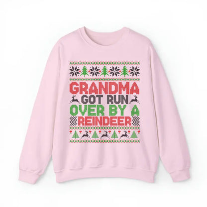 Grandma & Grandpa Funny Christmas Matching Sweatshirt – Holiday Grandparent Crewneck Set