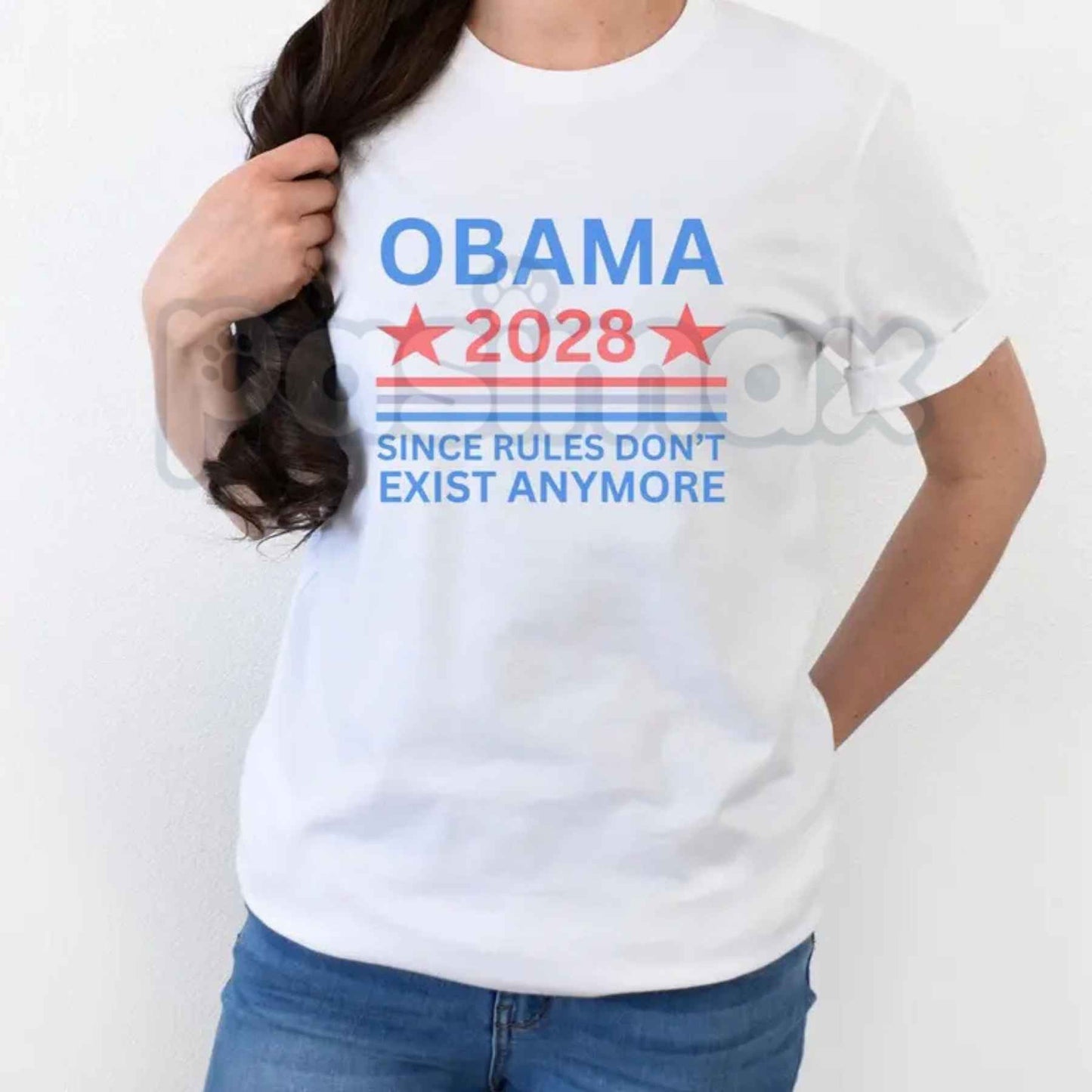2028 President Election T-Shirt – Since Rules Don't Exist Anymore Unisex Cotton Graphic Tee-Pasimax