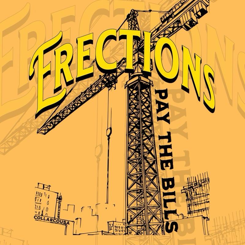 Crane Operator T-Shirt - "Pays the Bills" Blue Collar Work Tee, Men's Apparel Top