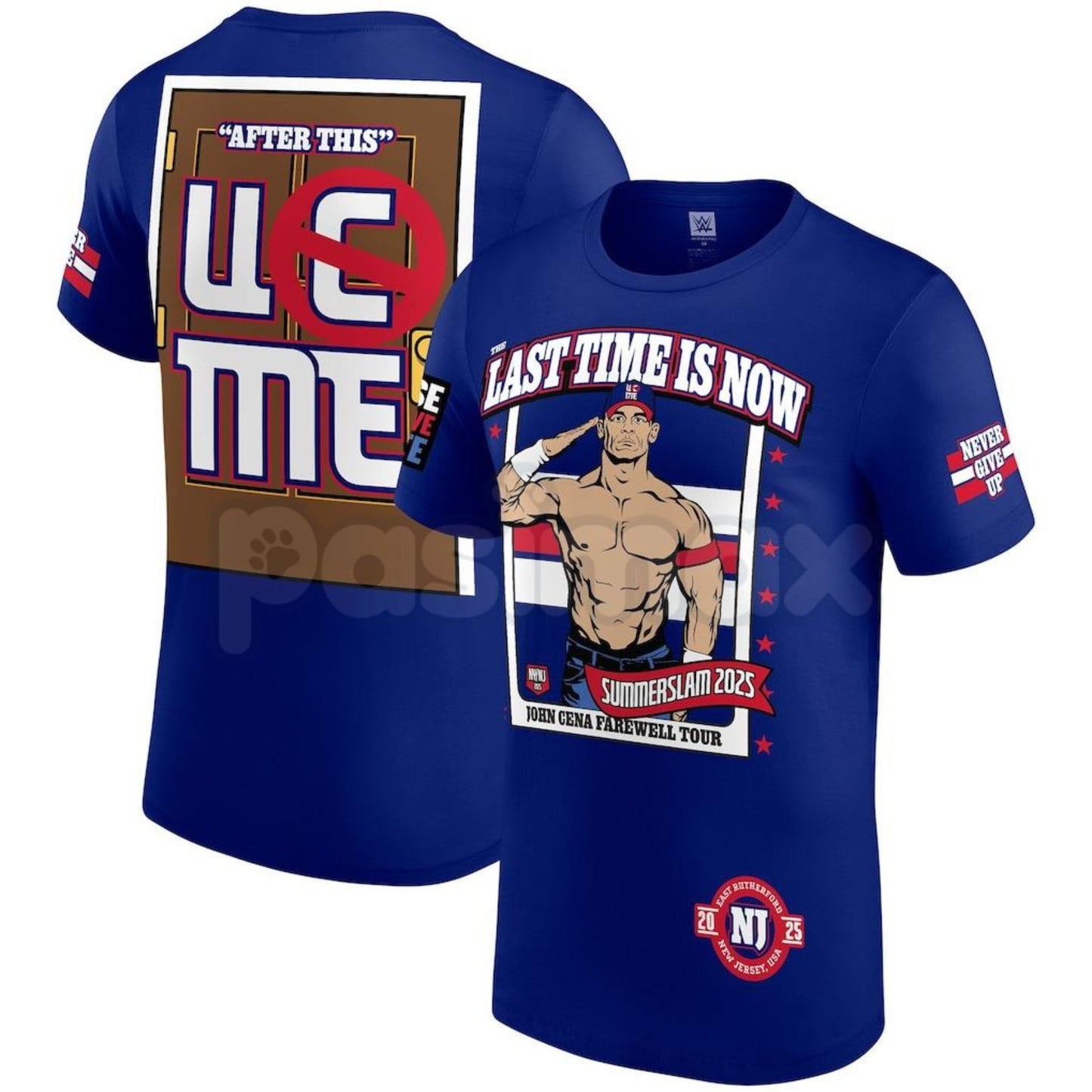 JOHN CENA Farewell Tour 2025 Collection T-Shirt - WWE Wrestling Legend Commemorative Tee, Hustle Loyalty Respect Fan Apparel, Never Give Up Nostalgia Gift