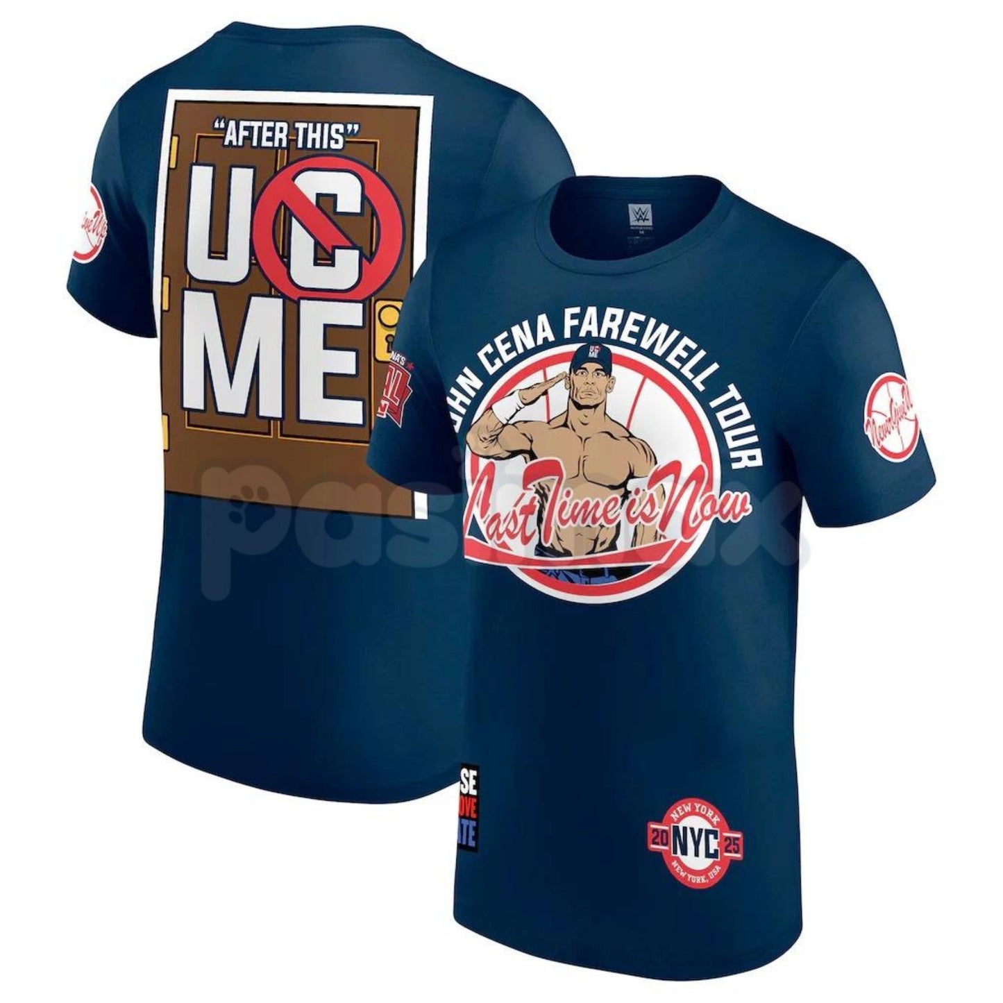 JOHN CENA Farewell Tour 2025 Collection T-Shirt - WWE Wrestling Legend Commemorative Tee, Hustle Loyalty Respect Fan Apparel, Never Give Up Nostalgia Gift