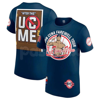 JOHN CENA Farewell Tour 2025 Collection T-Shirt - WWE Wrestling Legend Commemorative Tee, Hustle Loyalty Respect Fan Apparel, Never Give Up Nostalgia Gift