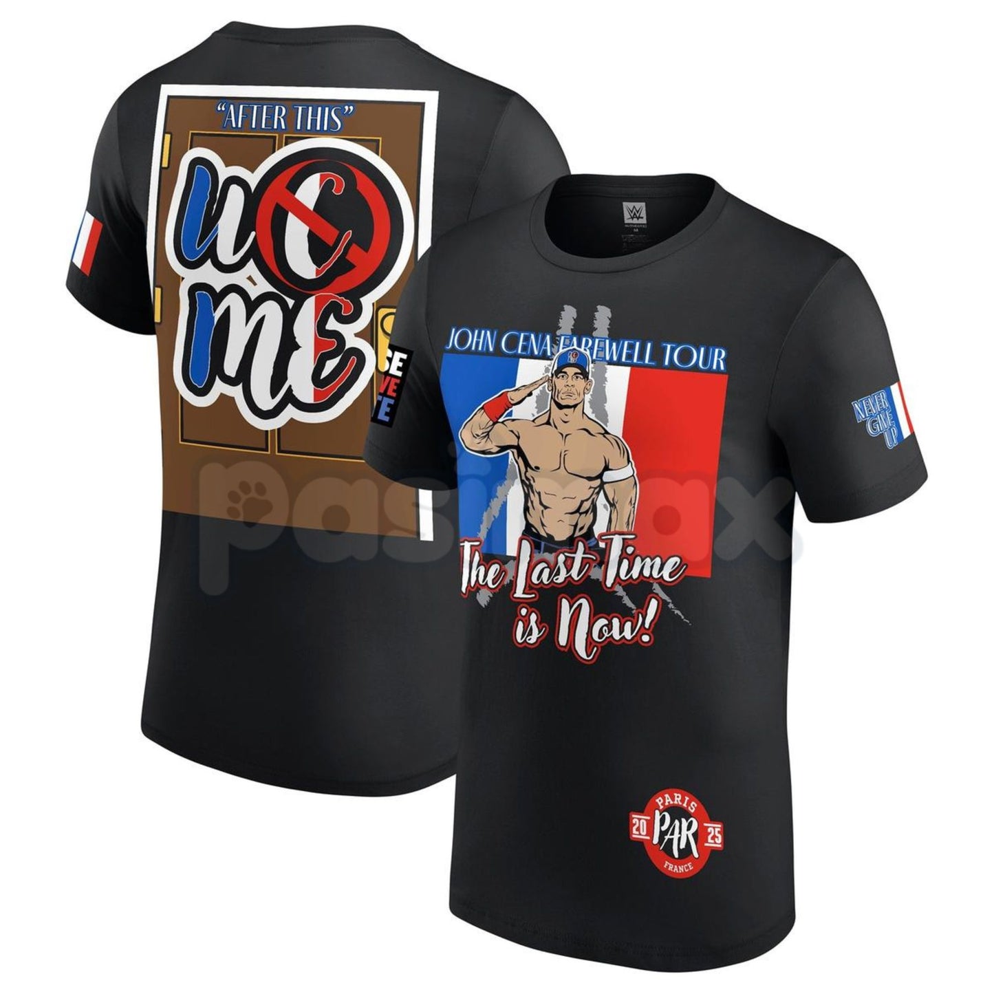 JOHN CENA Farewell Tour 2025 Collection T-Shirt - WWE Wrestling Legend Commemorative Tee, Hustle Loyalty Respect Fan Apparel, Never Give Up Nostalgia Gift