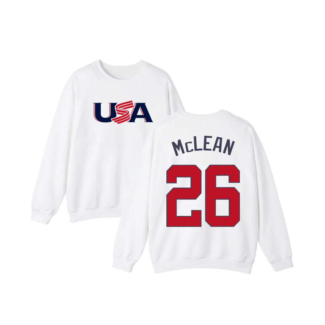 Vintage Team USA Baseball Sweatshirt | 2026 World Baseball Tournament Crewneck | White & Black Colorblock Pullover | Retro American Baseball Jumper | USA Flag Graphic Sports Top | 2026 Game Day Fan Apparel