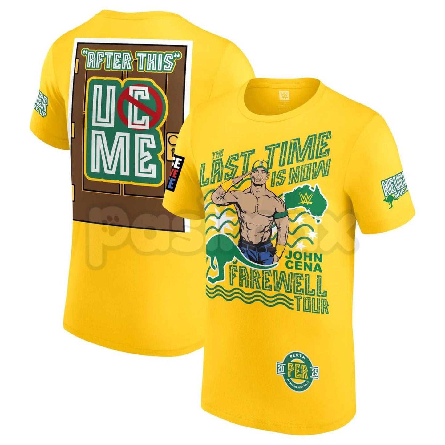 JOHN CENA Farewell Tour 2025 Collection T-Shirt - WWE Wrestling Legend Commemorative Tee, Hustle Loyalty Respect Fan Apparel, Never Give Up Nostalgia Gift