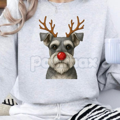 Christmas Reindeer Dog Sweatshirt – Festive Pet Graphic Holiday Apparel