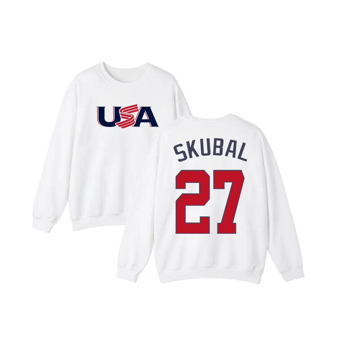Vintage Team USA Baseball Sweatshirt | 2026 World Baseball Tournament Crewneck | White & Black Colorblock Pullover | Retro American Baseball Jumper | USA Flag Graphic Sports Top | 2026 Game Day Fan Apparel