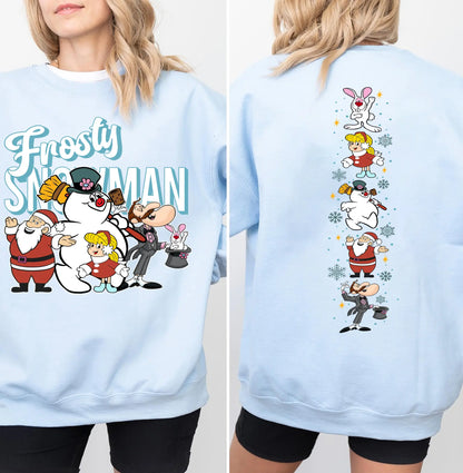 Vintage Frosty The Snowman Sweatshirt – Retro Christmas Holiday Crewneck