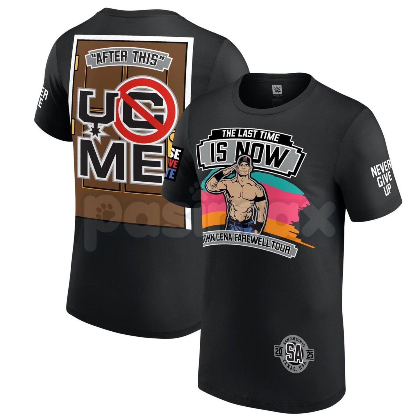 JOHN CENA Farewell Tour 2025 Collection T-Shirt - WWE Wrestling Legend Commemorative Tee, Hustle Loyalty Respect Fan Apparel, Never Give Up Nostalgia Gift