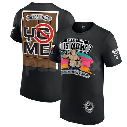 JOHN CENA Farewell Tour 2025 Collection T-Shirt - WWE Wrestling Legend Commemorative Tee, Hustle Loyalty Respect Fan Apparel, Never Give Up Nostalgia Gift