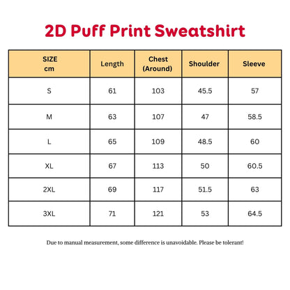 Retro Bubblegum Santa Graphic Sweatshirt – Unique Puff Print Christmas Jumper, Fun Holiday Apparel