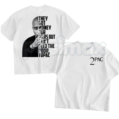 2Pac Rapper Shirt – Classic 90s Hip Hop Rap Graphic Tee, Vintage Tupac Shakur Shakur Legend Unisex Streetwear T-Shirt-Pasimax
