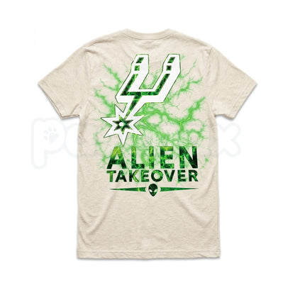 Retro "Alien Takeover" T-Shirt – Vintage Sci-Fi UFO Extraterrestrial Graphic Tee